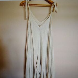 NWOT Wanama 42 Oatmeal-Cream Jumpsuit